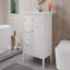 Meuble-lavabo de 30 po avec lavabo, meuble-lavabo avec un tiroir rabattable et deux tiroirs, tablette réglable, bois massif et panneau de fibres à densité moyenne, blanc-248805055-248805048