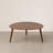 33.5"W Solid Oak Modern Coffee Table-Brown Oak-1701764869-1704658348