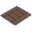 Carreaux de terrasse pour patio 12 po x 12 po Zz Style-113301726