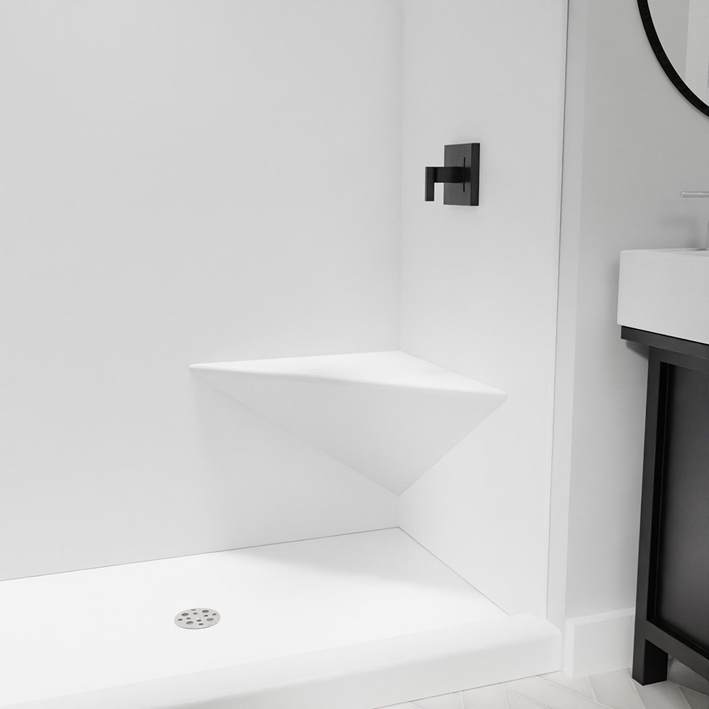 Better Bench Floating Shower Corner Bench The Original Floating