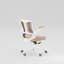 Chaise de bureau ergonomique, appui-tête réglable avec support lombaire et accoudoirs rabattables-1755781257
