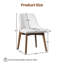 Ensemble de table de salle à manger 42 po avec 4 chaises rembourrées-1690705725-1690705726