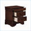 Table de chevet 2 tiroirs et rangement pour bijoux caché Louis Louis
