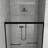 56 To 60 In. W X 72 In. H Double Sliding Framed Shower Door-117010667