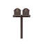 Balmoral Duo Mount Mailbox /w/ Personalized Door Medallion (2 Mailboxes,  Duo Mount Post, 2 Door Medallions)-247468875-247801193