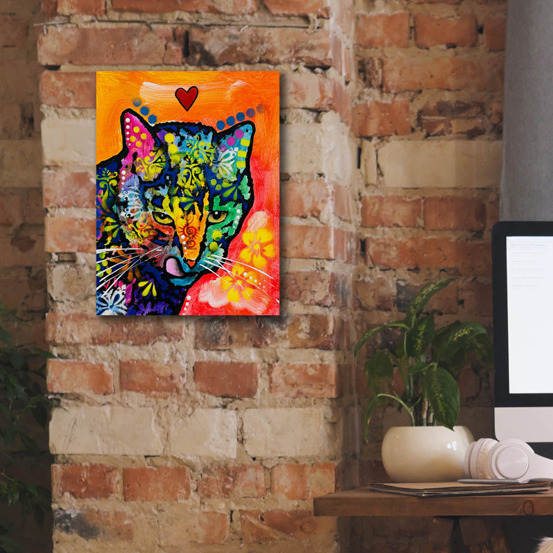 Art mural sur toile «Tasty Cheese Love» par Dean Russo, H 16 po x l 12 po x P 0,75 po