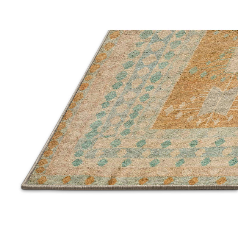 Abstract Indoor Rug, Rectangle 7' x 9'