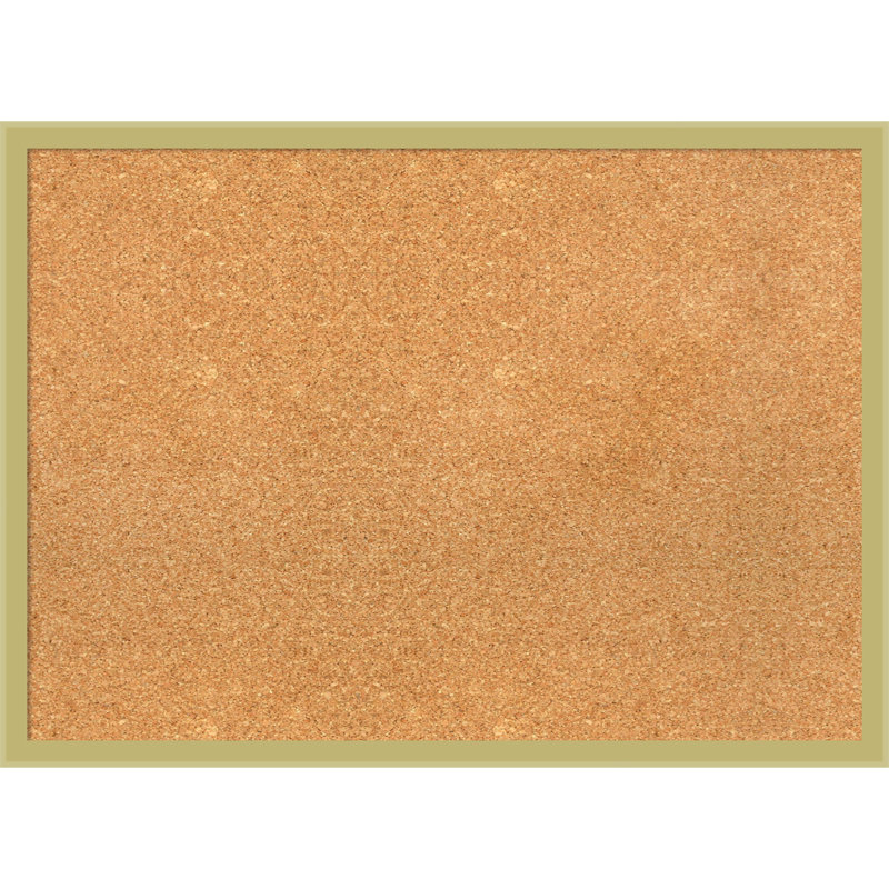 Panneau de liège incliné en bois doré clair, babillard en liège naturel, tableau d'organisation, tableau d'affichage, Naturel