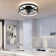 Armony  Indoor Bedroom Flush Mount Ceiling Fan With Light