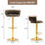 Tabouret de bar pivotant avec dossier Ginko-879315310-882844519