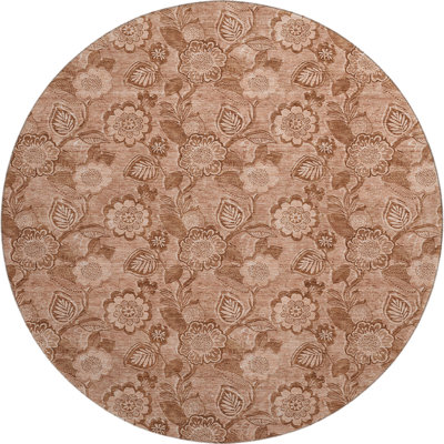 Premium Machine Washable Mayfield AMF1939 Floral Rug