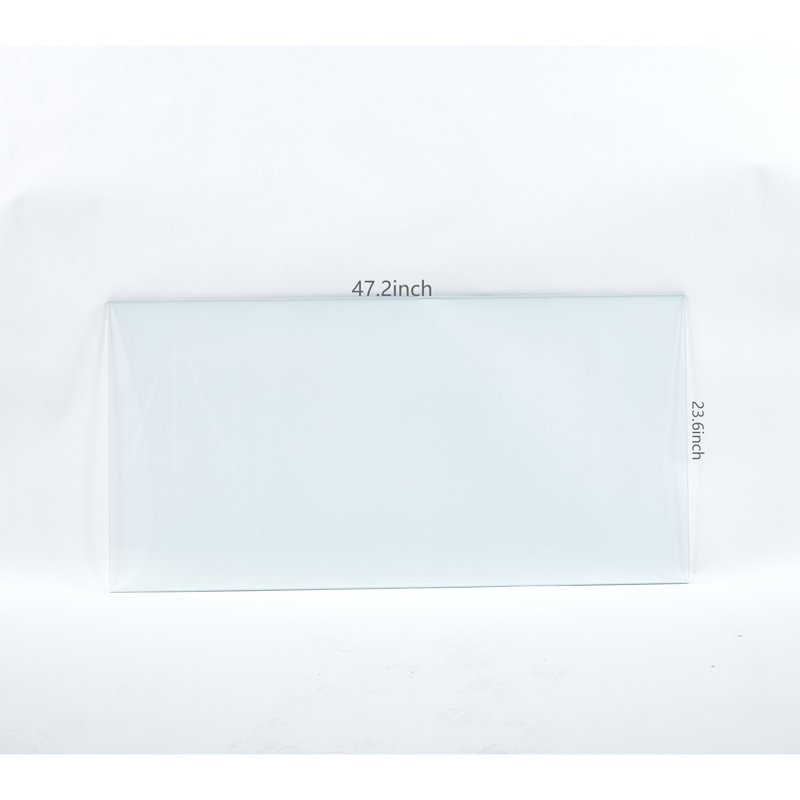 Tempered Clear Glass Top.60X120x1cm