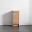 Armoire de rangement latérale autoportante de 12 po avec plateau en pierre frittée Grove, porte à fermeture en douceur et 1 tablette réglable, armoire de rangement sur pied en chêne naturel Grove