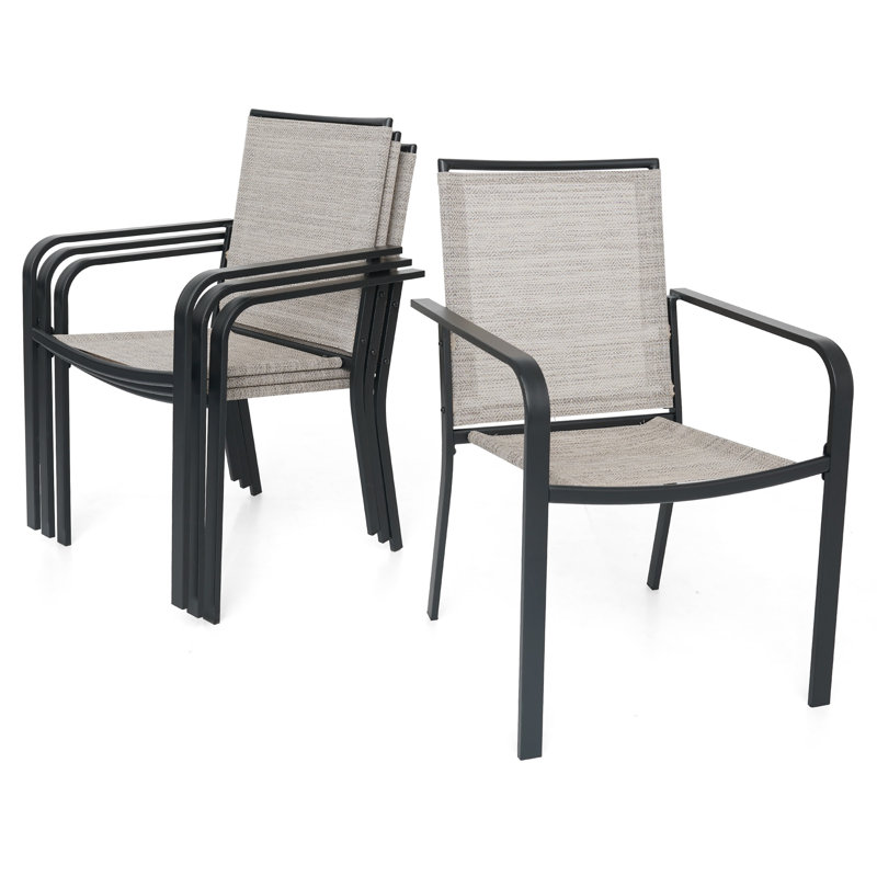 4 - Person Patio Dining Set, Gray