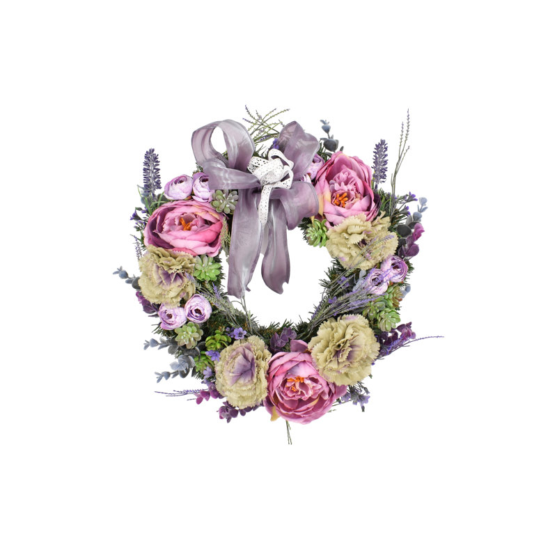 Faux Mixed Assortment 35cm Wreath
