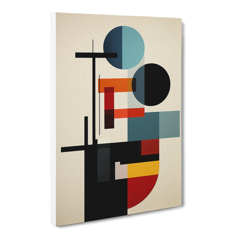 Bauhaus Minimalism - No Frame Print, 76cm H x 50cm W x 3cm D