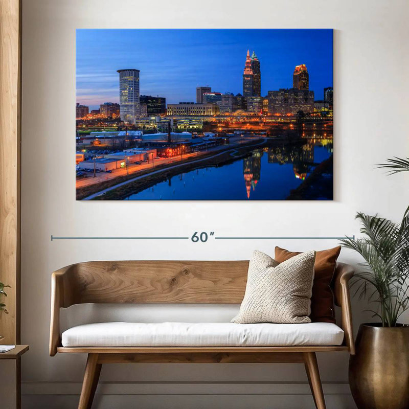 Nicci Cleveland Blue Hour, 34" H x 51" W