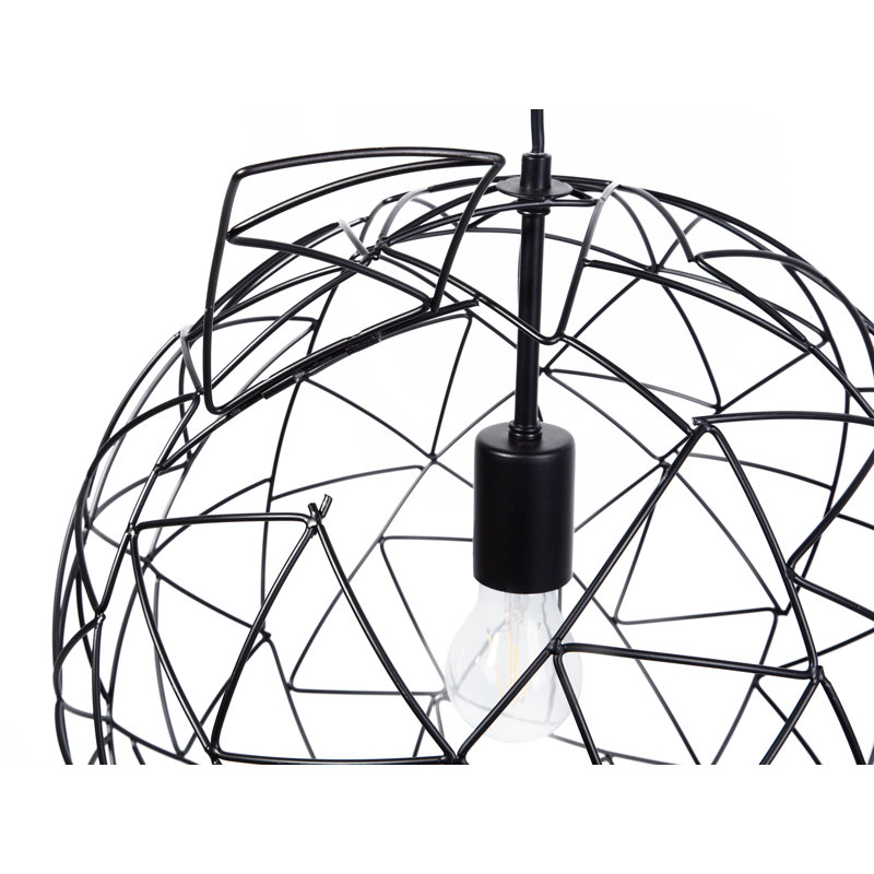 Verlin 1 - Light Sphere Pendant, Black