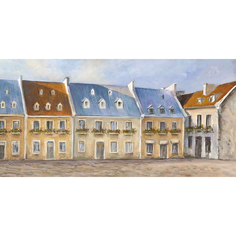 Old quebec city - 15.75"x31.50" Desk mat