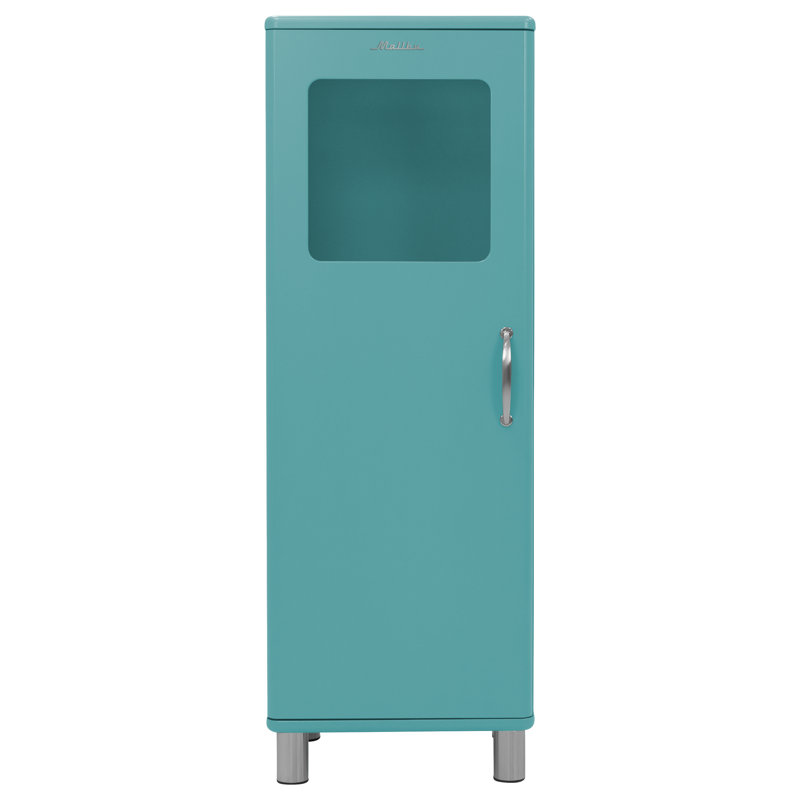 Armoire 1 porte Malibu, Bleu