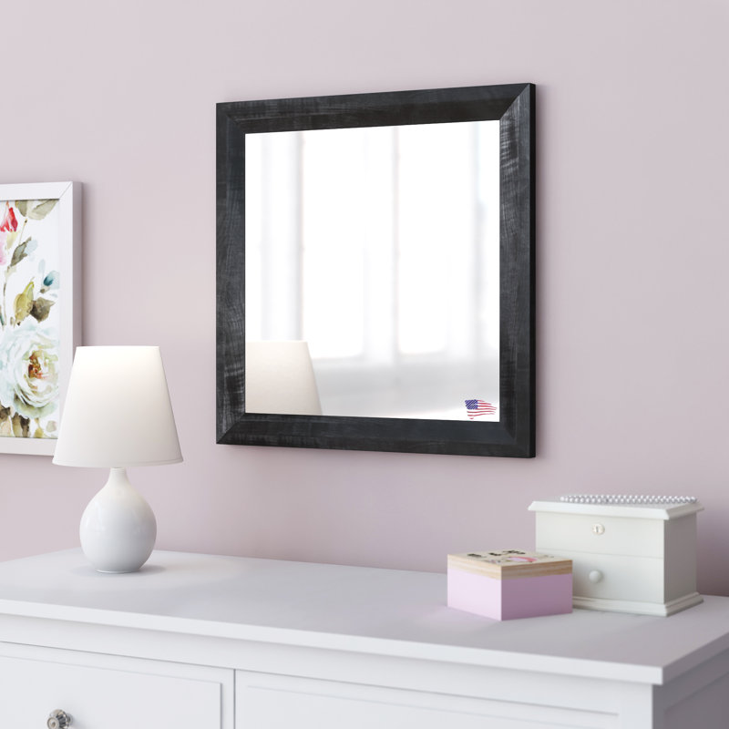 Miroir de salle de bain moderne et contemporain Dematteo, H 15,5 po x l 15,5 po