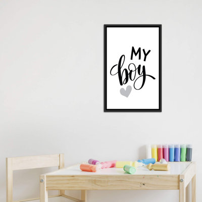 «My Boy», reproduction d'art textuel