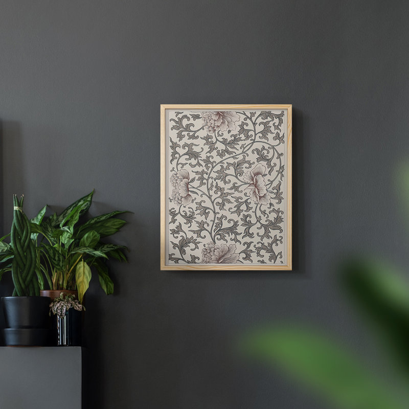 William Morris, reproduction encadrée CLxxxix, Naturel, H 14 po x l 11 po