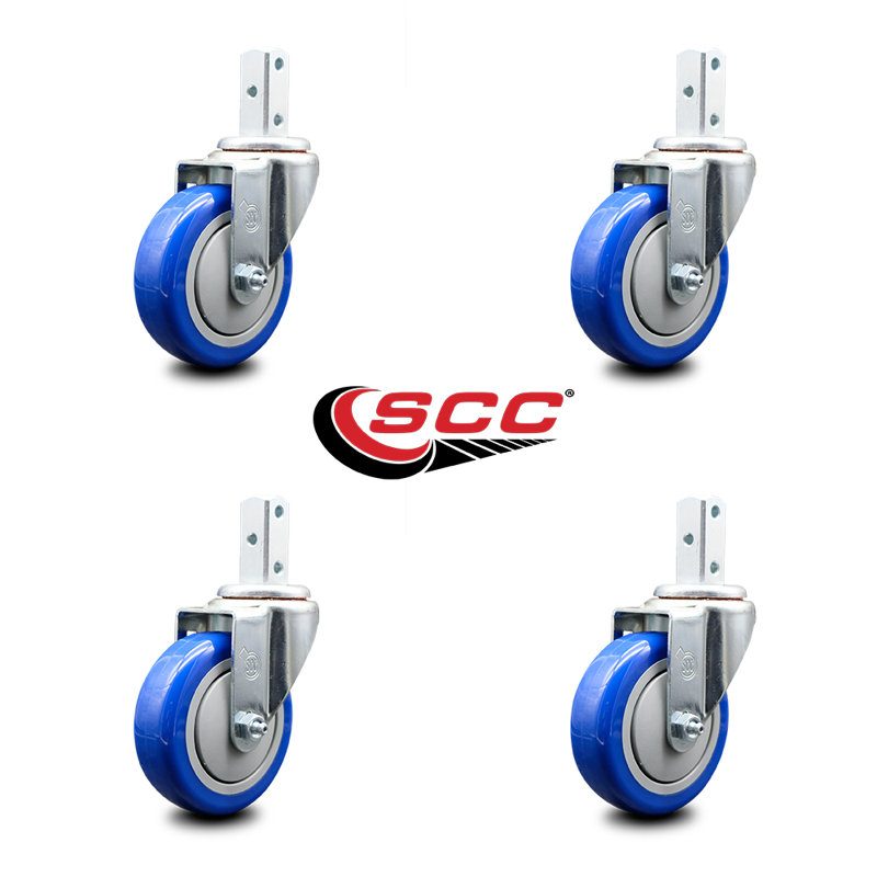 Polyurethane Caster, Blue
