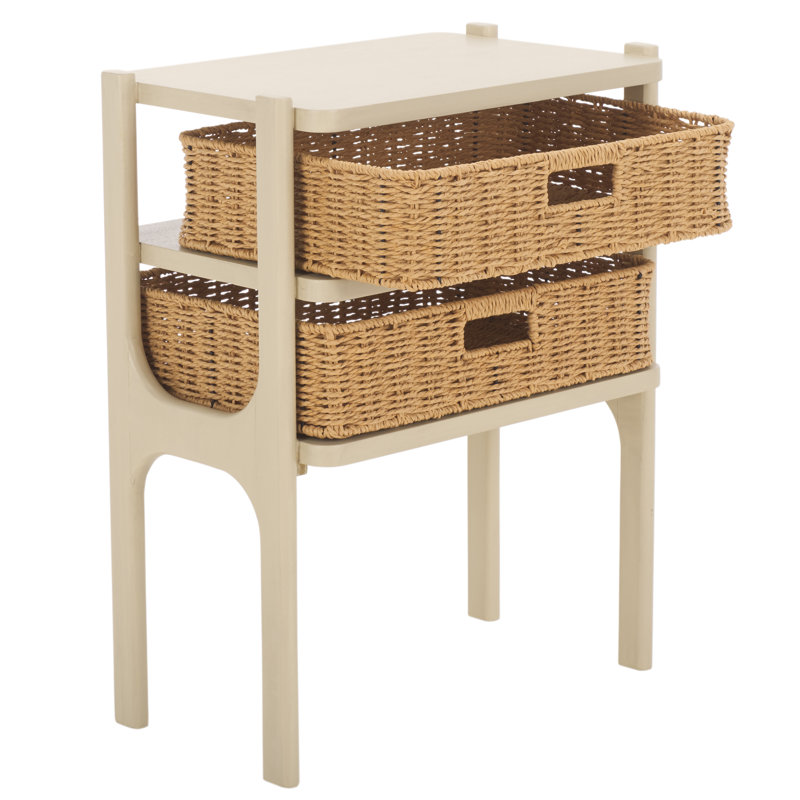 Assanti 2 Draw Accent Table, Sand