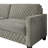 Velvet Upholstered Sofa-2075073480