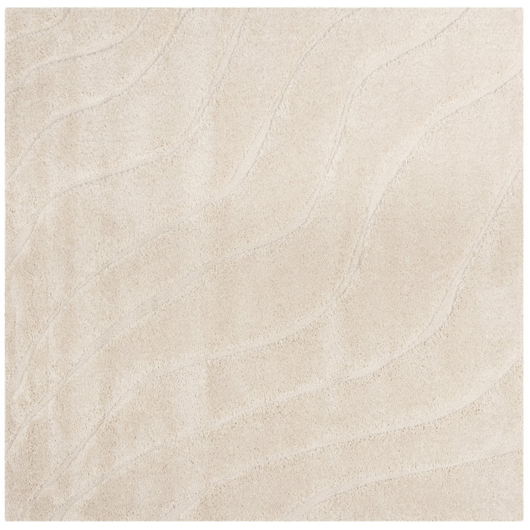 Ashal Abstract Cream Area Rug