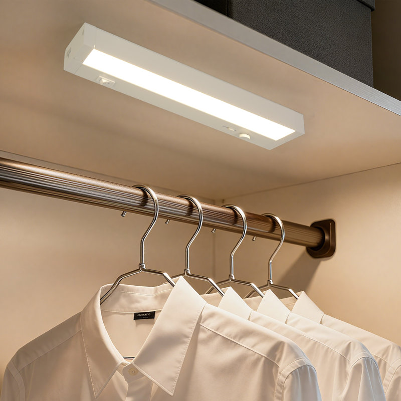 Luminaire à DEL sous l'armoire de 12 po, câblé ou branché, blanc sélectionnable 2700 K / 3000 K / 3500 K / 4000 K / 5000 K