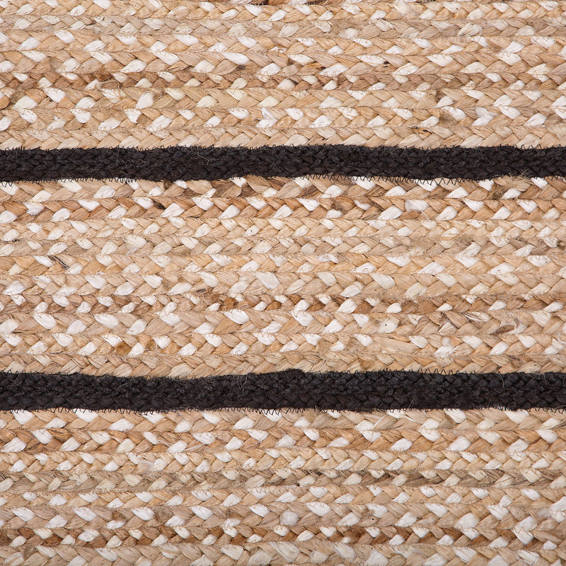 Appalachia Striped Jute / Sisal Area Rug, Rectangle 140 x 200cm