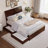 Lamayia Solid Wood Sleigh Platform Bed with Footboard and Storage Drawers-2033809128-2033809131
