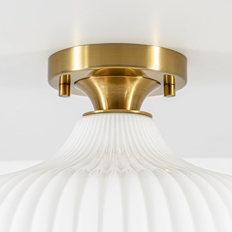 Plafonnier encastré Bravion, Brass