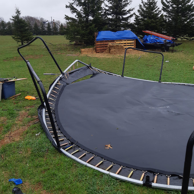 Vind springmat voor trampoline op - februari 2026