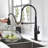 AWZTOO Pull Out and Pull Down Kitchen Faucet-70171897