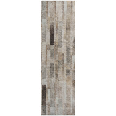 Premium Machine Washable Marasco AMF1630 Stripes Rug