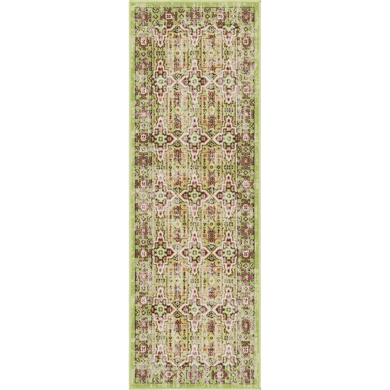 Geometric Indoor Rug, Runner 2' x 6'1"