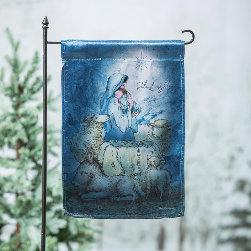Drapeau de jardin Silent Night Luster