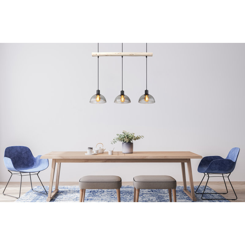 3 - Light Matte Black Pendant