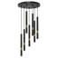 Firmin 7 - Light Black/Gold Cluster Pendant