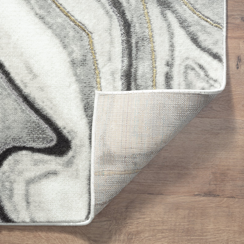 Tapis gris Nedrud, Rectangle 4 pi x 6 pi