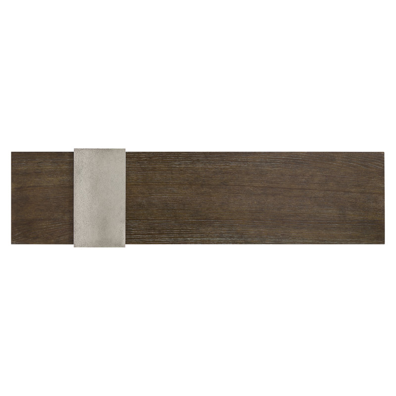 Linea 72" Console Table, Linea - Cerused Charcoal Finish