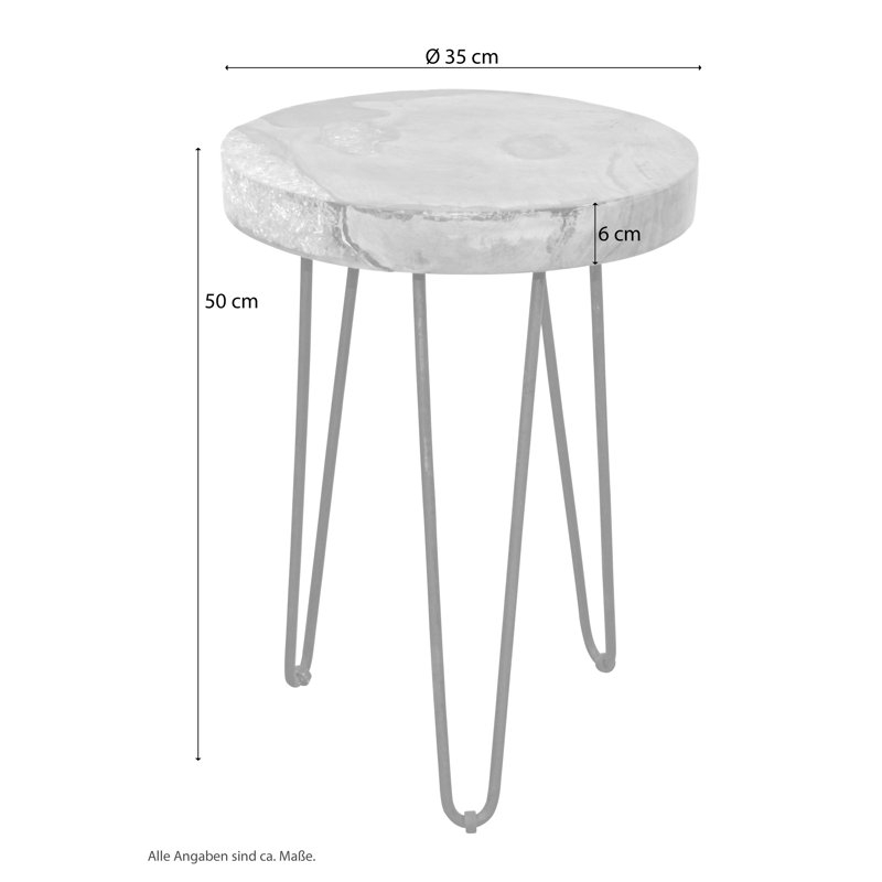 Esquivel Side Table Made Of Solid Wood