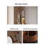Miroir rotatif ovale en acier inoxydable 360