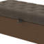 Banc de rangement avec repose-pieds Coffee-562980229