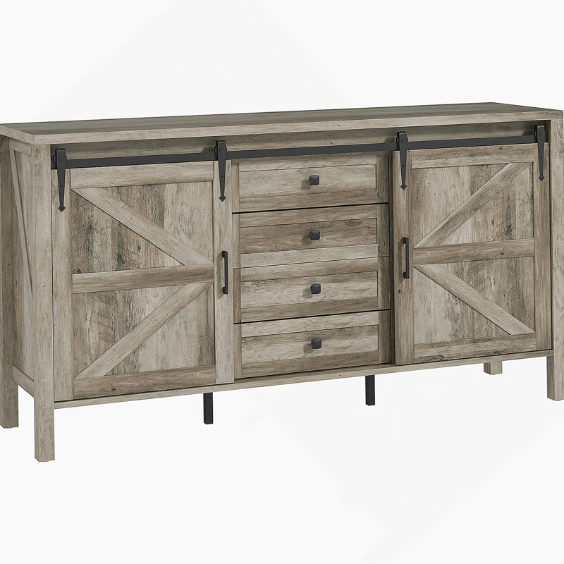 59"Sideboard With Thick Top  Buffet Cabinet