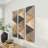 Wood Handmade 3D Geometric Home Wall Decor