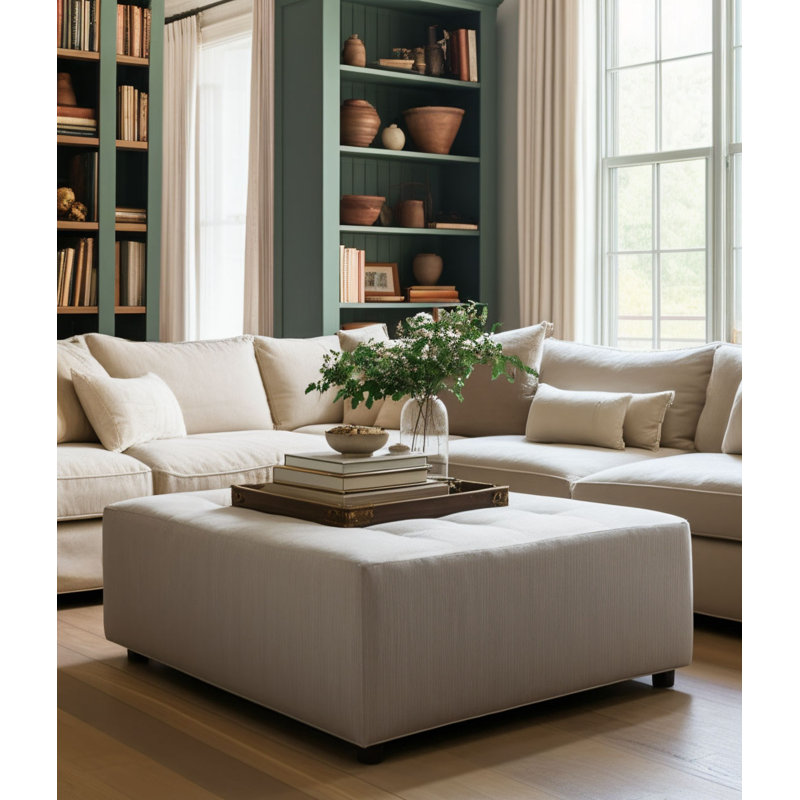 Charlotte 42" Wide Cocktail Ottoman